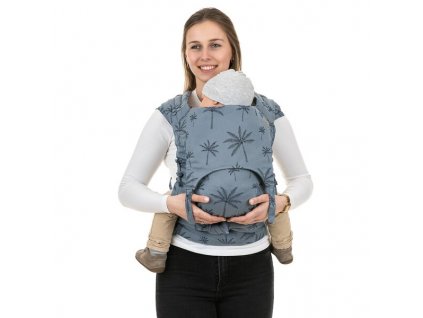 Ergonomické rostoucí nosítko Fidella FlyClick Plus (Toddler) - Palm Trees Dove Blue