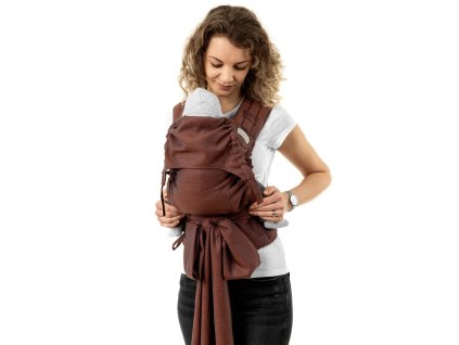 Ergonomické nosítko Fidella FlyClick Baby Diamonds Rustred