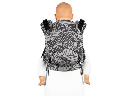 Ergonomické nosítko Fidella Fusion TODDLER SIZE 2.0 – Dancing Leaves Black & White