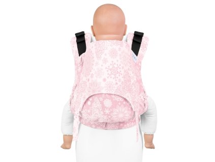 Ergonomické nosítko Fidella Fusion TODDLER SIZE 2.0 – Iced Butterfly Pale Pink Rosé