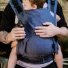 Ergonomické nosítko Fidella Fusion TODDLER SIZE 2.0 – Chevron Denim Blue