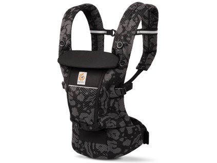 Ergo Baby ADAPT Soft Flex Mesh - Onyx Blooms  + 1x pár návlečků na nožičky