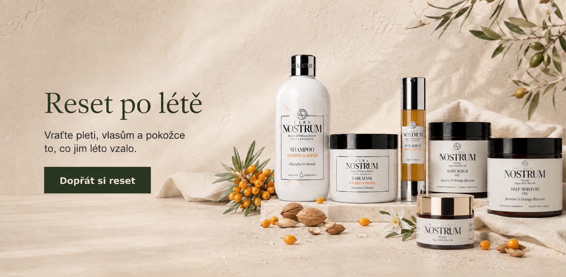 Reset po létě – regenerační péče NOSTRUM