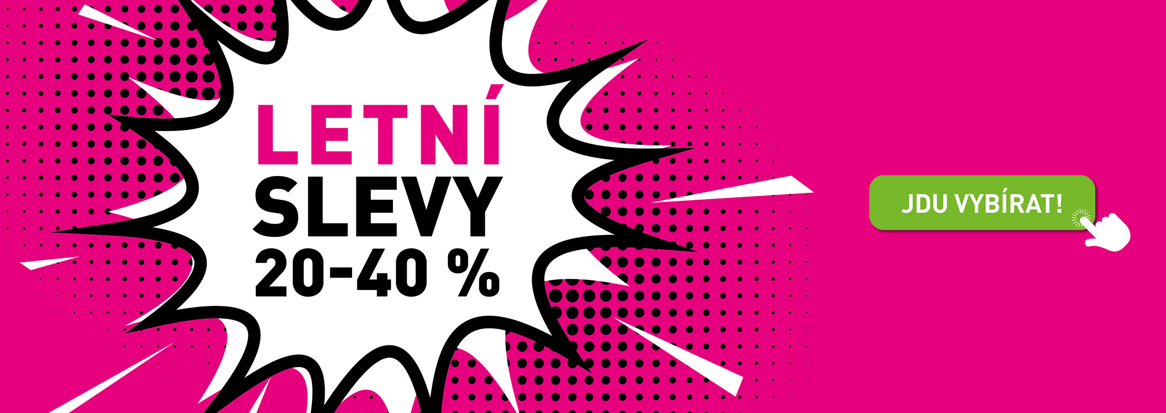 Letní slevy 20-40 %
