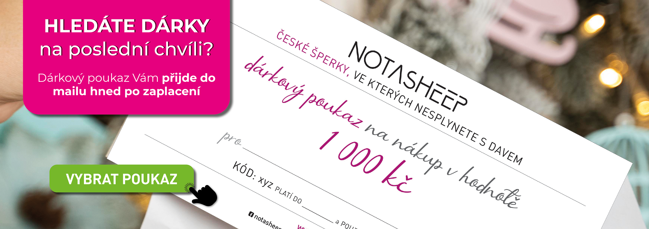 Dárkové POUKAZY