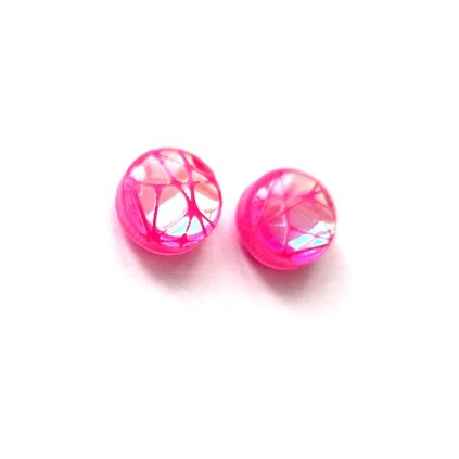 GRID ULTRA PINK  náušnice holografické