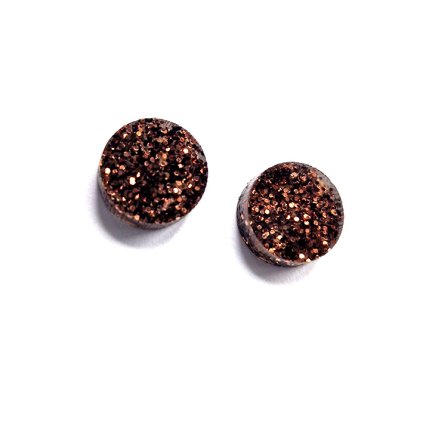nausnice basic se trpytkami choco glitter notasheep