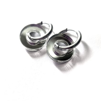 nausnice silver mirror switch designove notasheep kla14