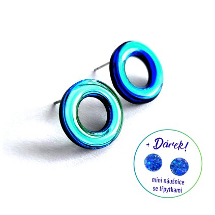 nausnice holograficke chameleon midi design plexi notasheep uv