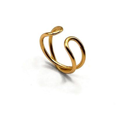 zausnice ear cuff infinity gold notasheep zlata