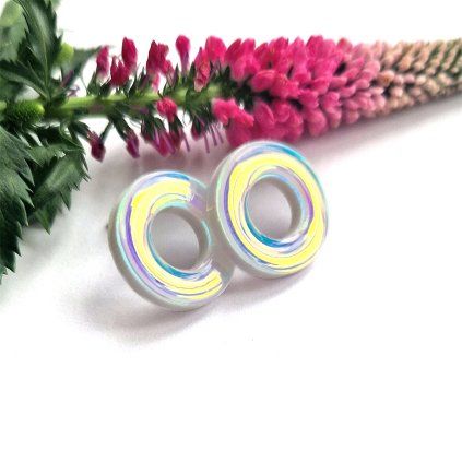 unicorn circle cut nausnice kvet web