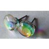 nausnice opal fire holograficke mini notasheep Ei detail