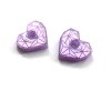 SWITCH IT  Crystal Violet HEART  variabilní náušnice