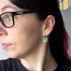 zausnice ear cuff dotted notasheep stribrna H