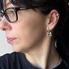 zausnice ear cuff bold notasheep stribrna kopie