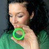 holograficky nahrdelnik chameleon circle cut notasheep Jani4