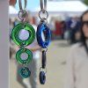 nausnice chameleon designove holograficke flow trio notasheep trh