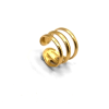 zausnice ear cuff trio gold notasheep zlata0