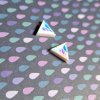 unicorn mini triangle lines holograficke notasheep