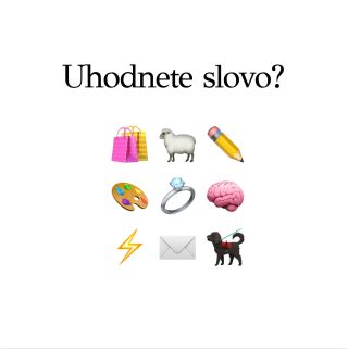 Uhodnete tohle slovo? 🙂 🛍️ 🐑 ✏️ 🎨 💍 🧠 ⚡️ ✉️ 🐕‍🦺 Nápověda: • každé emoji = jedno písmeno • jedno z nich je (trochu schválně...