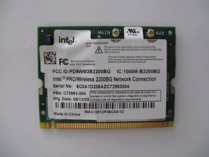 WiFi Mini Intel Adapter PCI Card