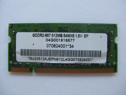 512MB DDR2 667MHz