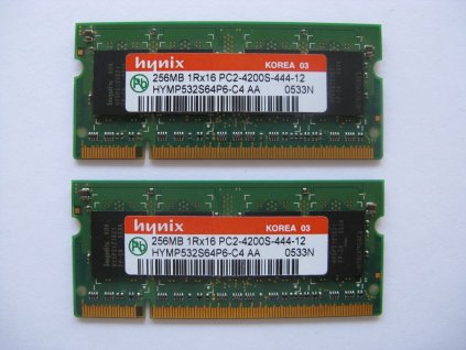2x 256MB DDR2 533MHz