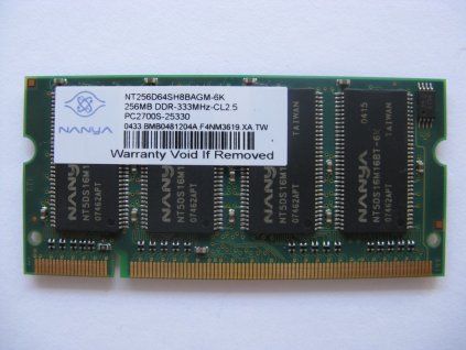 256MB DDR 333MHz