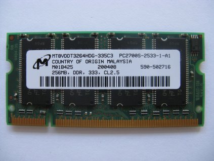 256MB DDR 333MHz
