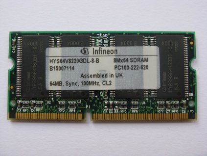 64MB SDRAM 100MHz