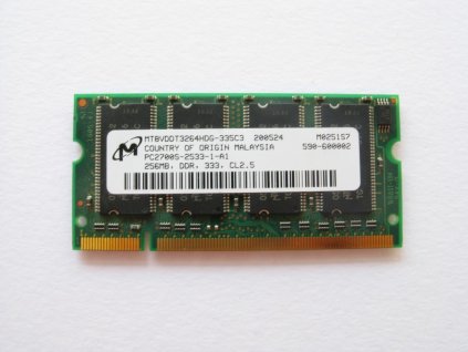 256MB DDR 333MHz