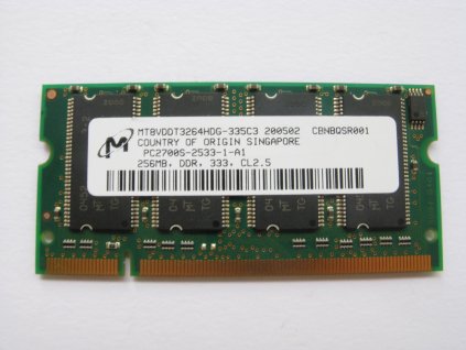 256MB DDR 333MHz