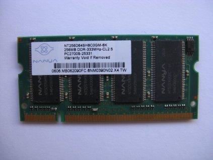 256MB DDR 333MHz