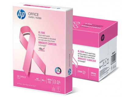 hp office paper pink a4 80g baleni 500 listu