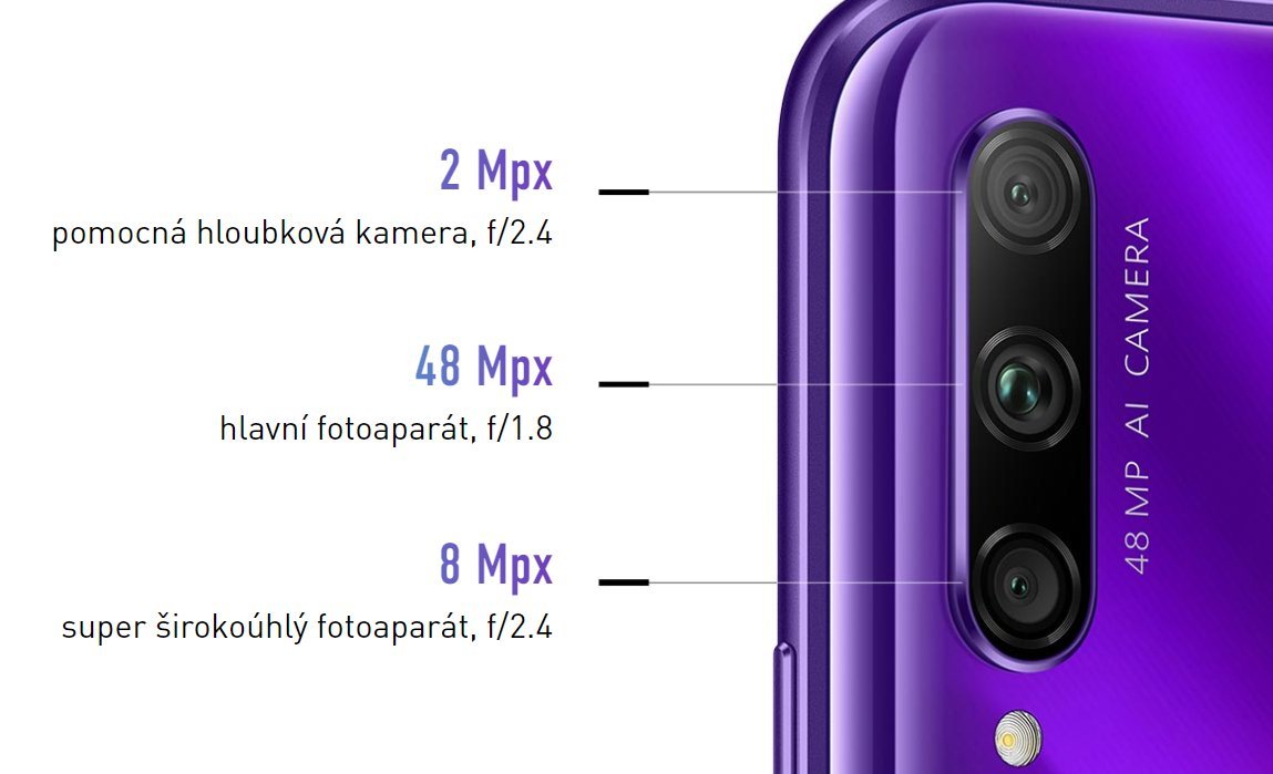 Honor 9X Pro fotoaparáty