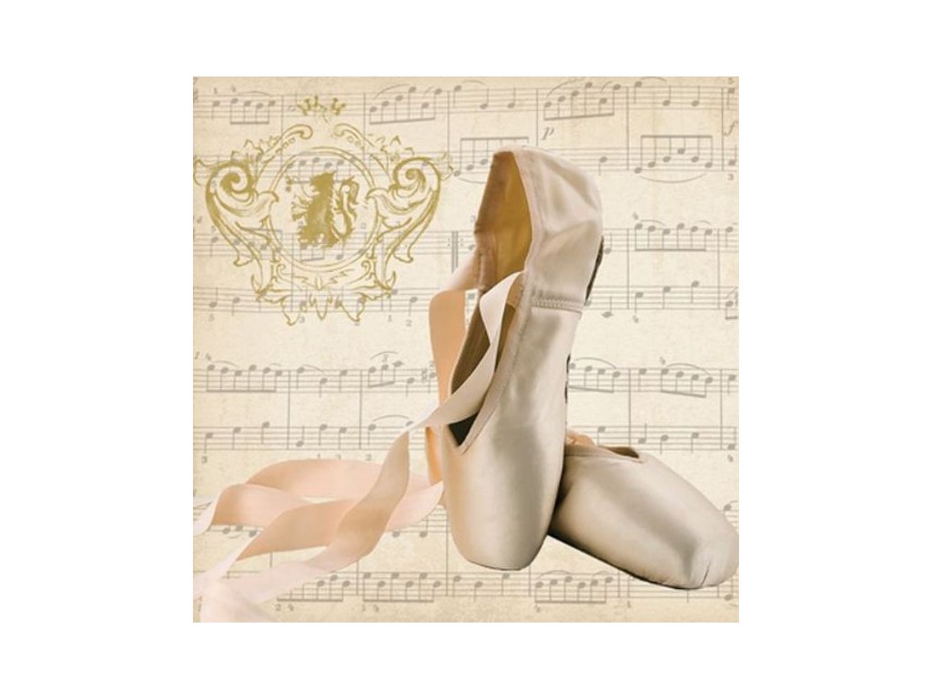 Papírové ubrousky - Concerto Ballet (33x33)