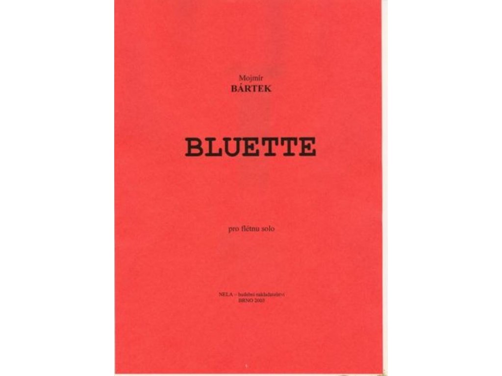 Bluette pro flétnu solo