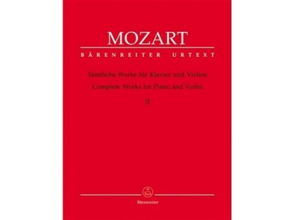 Kompletní dílo pro klavír a housle, díl II