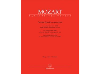 Grande Sestetto concertante pro smyčcové sexteto (1808) podle Sinfonie concertante KV 364