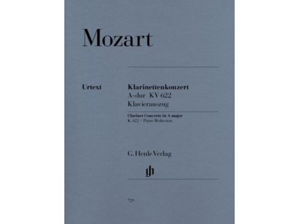 Clarinet Concerto in A major K 622 - Piano reduction