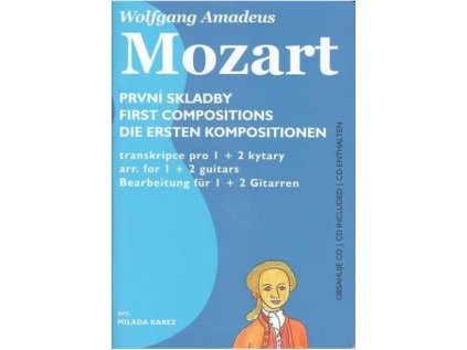 Mozart - první skladby + CD