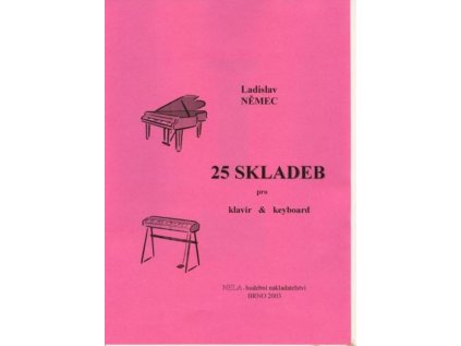 25 skladbiček pro klavír / keyboard