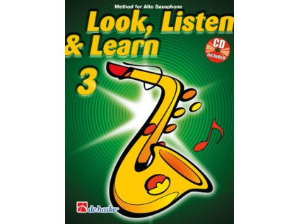 Look, Listen & Learn 3 - Method for Alt Saxophon + CD