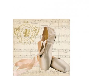 Papírové ubrousky - Concerto Ballet (25x25)