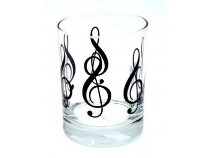 Sklenice - houslový klíč