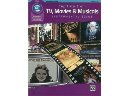 Top Hits From TV, Movies & Musicals - Alto Saxophone + CD
