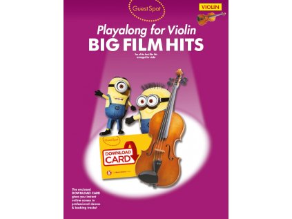 Guest Spot: Big Film Hits Playalong For Violin + Audio Online