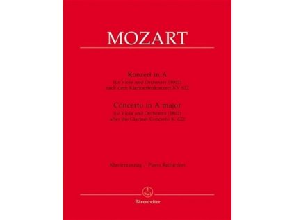 Koncert A dur pro violu podle Koncertu pro klarinet a orchestr