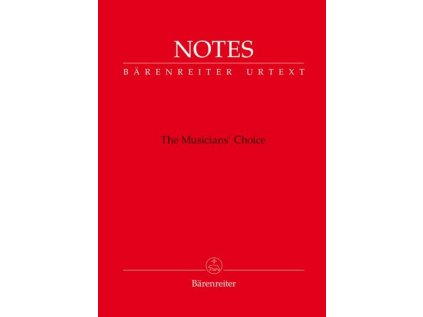 Notes Bärenreiter - červený