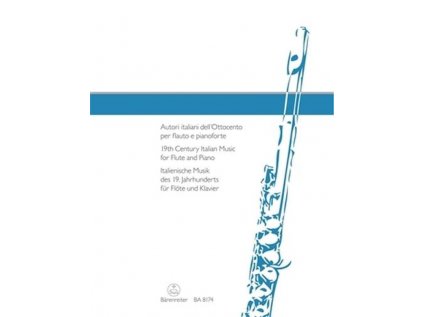 Italská flétnová hudba 19. století pro flétnu a klavír